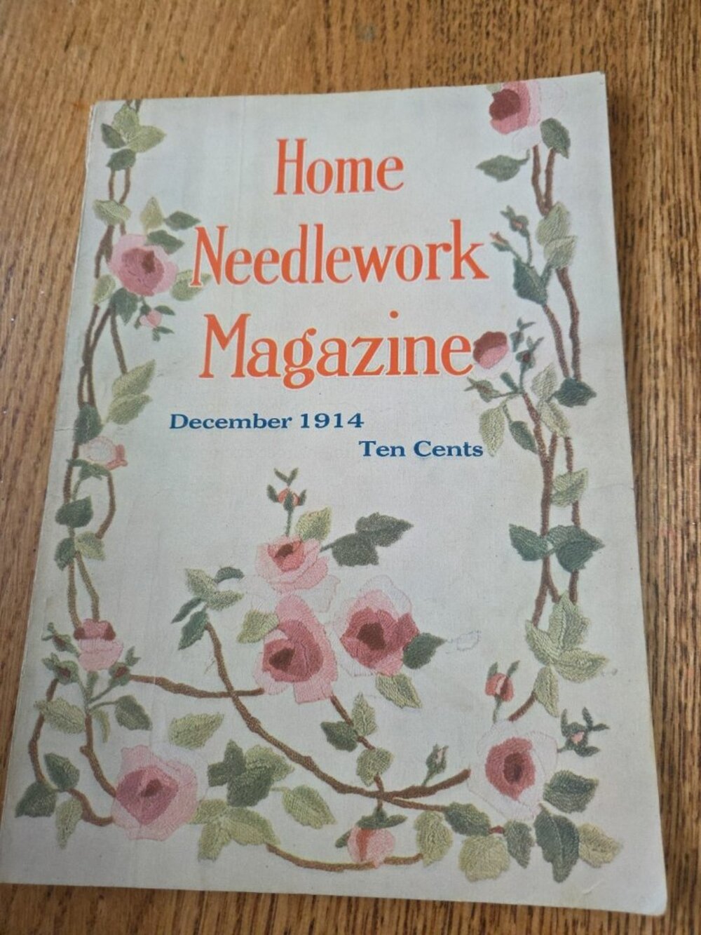 Antique Vintage Home Needlework Magazine December 1914